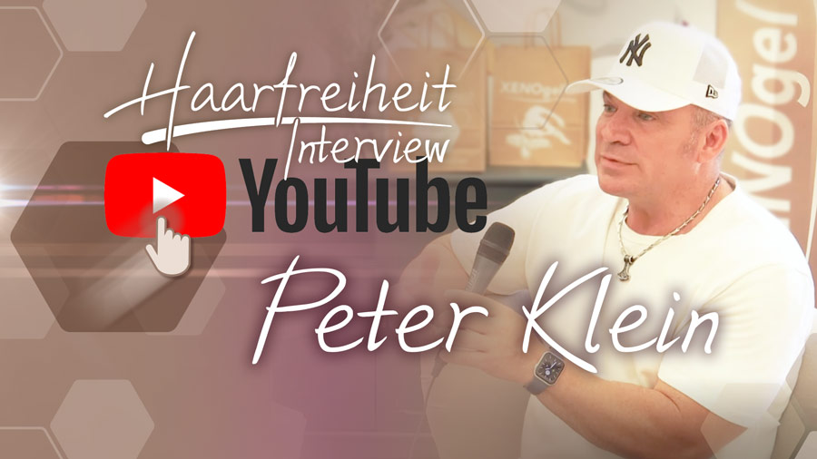 Linkbild Peter Klein zum Youtube-Video Interview zur dauerhaften Haarentfernung bei Haarfreiheit