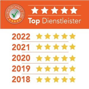Auszeichnung von ausgezeichnet.org als Top Dienstleister für die dauerhafte Haarentfernung von Haarfreiheit
