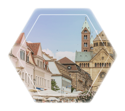 Standort Stadtbild Impressionsfoto Speyer